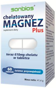 Magnez chelatowany 60tbl Sanbios