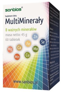Multimineraly 60tbl. 8 minerałów