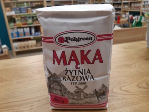Mąka żytnia razowa typ 2000 900g